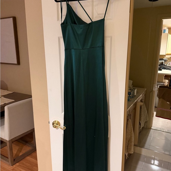 Windsor One Shoulder Green Dress - Picture 2 of 4